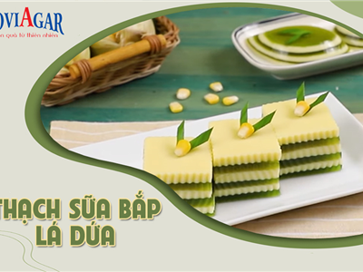 Vũ Minh Soviagar – Bí Quyết Cho Món Thạch Sữa Bắp Lá Dứa Dẻo Ngon, Tự Nhiên