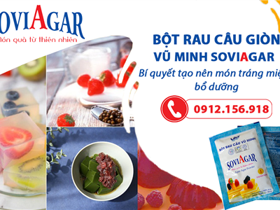 Chuẩn Tự Nhiên 100% – Bột Rau Câu Vũ Minh SoviAgar An Toàn Cho Cả Gia Đình