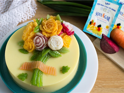 Bánh Sinh Nhật Rau Câu 3D Như Tác Phẩm Nghệ Thuật Từ  Bột Rau Câu Vũ Minh SoviAgar