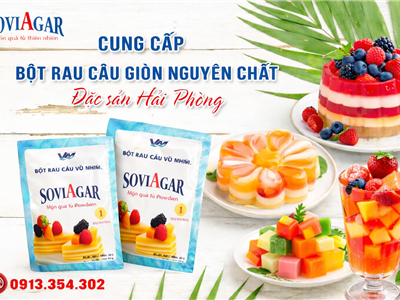 Sản Xuất Bột Rau Câu Vũ Minh Soviagar: Chất Lượng Hàng Đầu & Giá Tốt Nhất Thị Trường 2026