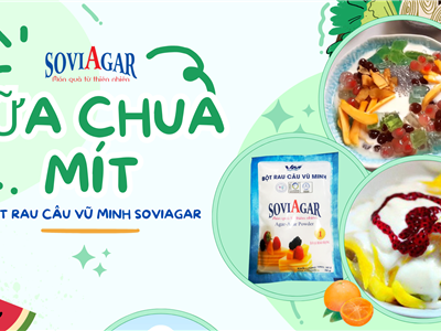 Bột Rau Câu Vũ Minh Soviagar – Nguyên Liệu Không Thể Thiếu Cho Sữa Chua Mít
