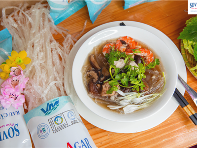 Rau câu sợi Vũ Minh Soviagar  – mảnh ghép thanh mát cho mâm cỗ Tết truyền thống