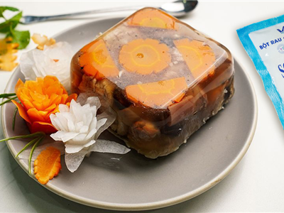 Làm Thịt Đông Chuẩn Vị, Thơm Ngon Từ Bột Rau Câu Nguyên Chất Vũ Minh Soviagar 