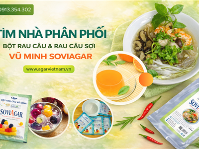 Tuyển Đại Lý Phân Phối Rau Câu Vũ Minh Soviagar Trên Toàn Quốc – Chiết Khấu Cao 2026