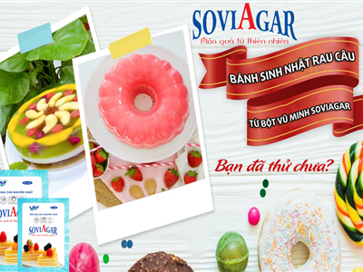 Thạch Rau Câu Trái Cây Ngon Từ Bột Rau Câu Vũ Minh Soviagar – Thanh Mát, Dễ Làm, Chuẩn Vị Tự Nhiên