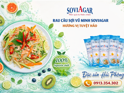 Rau Câu Sợi Tự Nhiên Soviagar – Đặc Sản Hải Phòng Tinh Túy Từ Biển