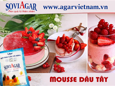 Cách Làm Thạch Dâu Tây Ngon Từ Bột Rau Câu Vũ Minh Soviagar