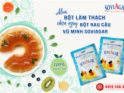 Nhà Phân Phối Bột Agar Nguyên Chất Việt Nam - Vũ Minh Soviagar 