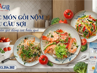 Rau Câu Sợi Vũ Minh SoviAgar – Nguyên Liệu “Hot Trend” Cho Món Ngon, Dễ Làm, Dễ Bán