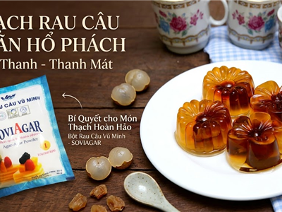 Thạch Rau Câu Nhãn – Món Tráng Miệng Thanh Mát, Dễ Làm, Cực Hấp Dẫn Ngày Hè 