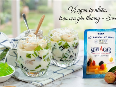 Học Ngay Cách Làm Chè Vải Thạch Lá Nếp Mát Lạnh Từ Bột Rau Câu Vũ Minh SoviAgar