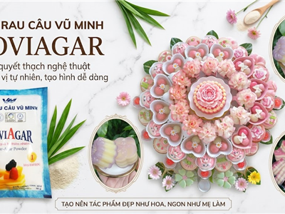 Thạch Rau Câu Nghệ Thuật Từ Bột Rau Câu Vũ Minh SoviAgar
