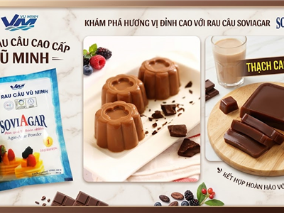 Thạch ca cao – Sự kết hợp hoàn hảo giữa vị đắng nhẹ và độ giòn dai hấp dẫn