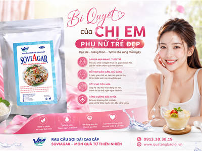 Bí Quyết Trẻ Đẹp Của Chị Em Phụ Nữ: Khám Phá Sức Mạnh Từ Rau Câu Sợi Dài Cao Cấp Soviagar