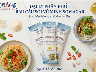 Tìm Kiếm Đại Lý Phân Phối Rau Câu Sợi Vũ Minh Soviagar - Sản Phẩm Hảo Hạng Từ Thiên Nhiên