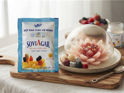 Nghệ Thuật Làm Thạch 3D Hoa Sen Tinh Tế Cùng Bột Rau Câu Vũ Minh Soviagar