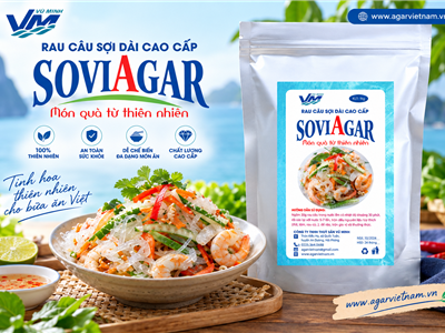 Rau Câu Sợi Dài Cao Cấp SOVIAGAR – Món Quà Từ Thiên Nhiên Cho Bữa Ăn Việt