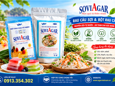 Tìm Đại Lý Phân Phối Bột Rau Câu Vũ Minh – SoviAgar