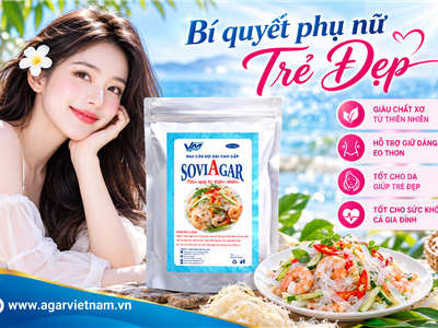 Rau Câu Sợi Dài SOVIAGAR – Bí Quyết Ăn Ngon, Sống Khỏe Và Chăm Sóc Vẻ Đẹp Từ Thiên Nhiên