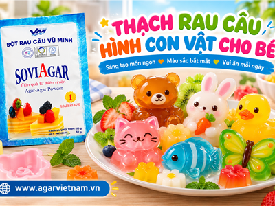 Cách Làm Thạch Rau Câu Hình Con Vật Cho Bé Đẹp Mắt, Thơm Ngon Tại Nhà
