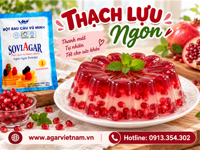 Cách Làm Thạch Lựu Ngon, Trong Đẹp, Thanh Mát Tại Nhà